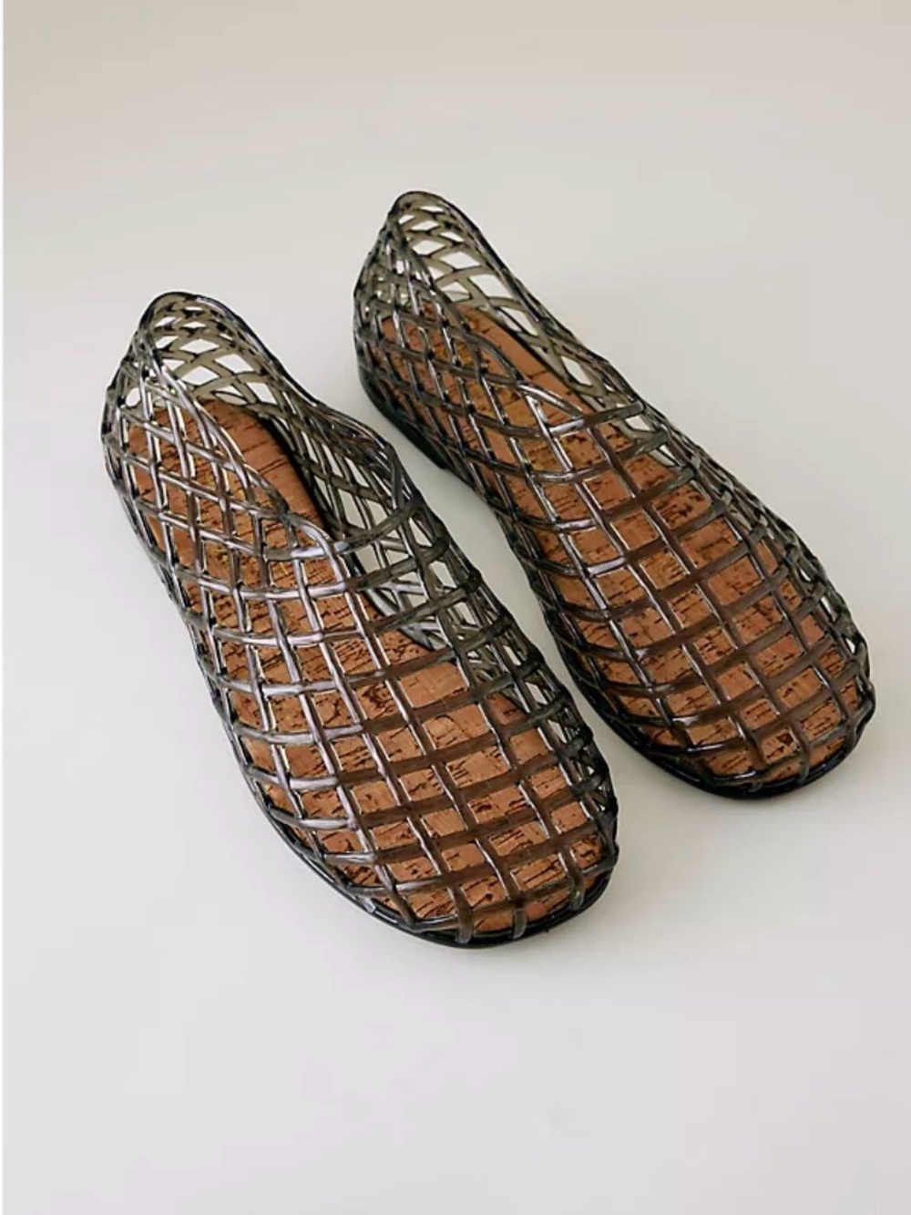 Coconuts by Matisse Womens Marlow Jelly Slip On Flats Casual Size 8 Dark Brown